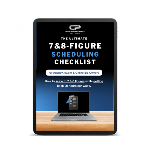 7&8-FIGURE SCHEDULING CHECKLIST